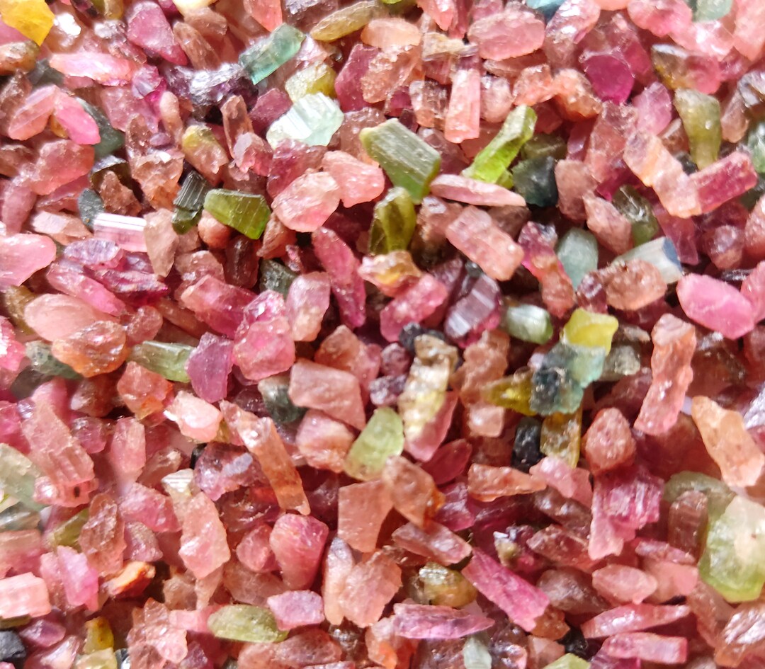 AAA Multi Tourmaline Rough Gemstones Raw Material Untreated Etsy