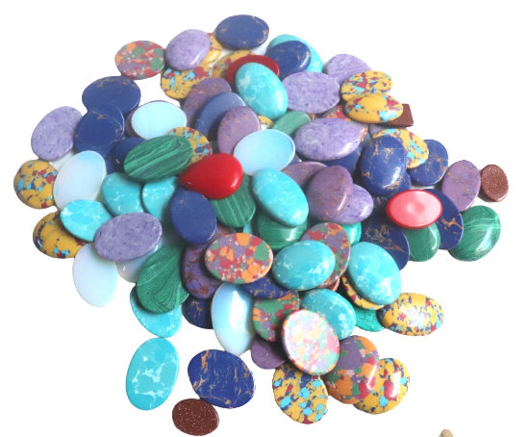 Bulk Lot Gemstone Cabochon Wholesale Gemstone Mix Shape Etsy