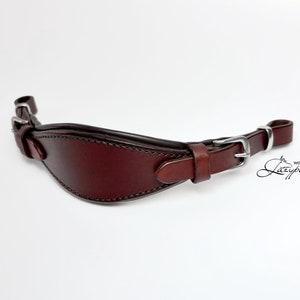 Anatomische hackamore Lazypony, leren bitloze neusriem