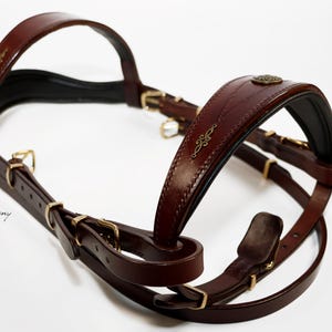 Baroque Horse Bridle with Wide Noseband