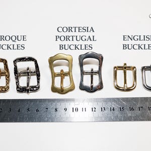 Baroque Buckles, Cortesia Portugal Buckles, and English Buckles for horse bridle