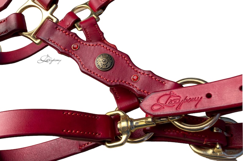 custom Padded Adjustable Horse Headcollar