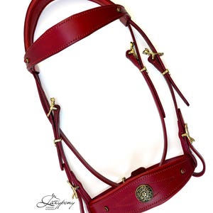 Leather Iberian bridle handmade in Spain by Lazypony