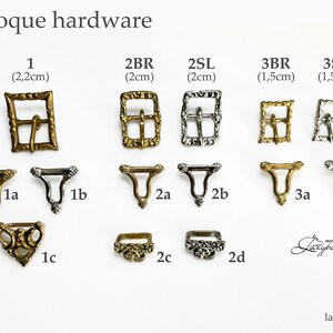 Baroque hardware for custom horse bridles