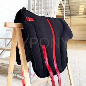 Bareback Pad Hacking LP Lazypony, handmade treeless saddle, bareback saddle, barefoot saddle, soft saddle