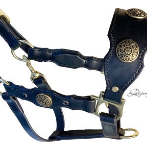 Baroque Leather Horse Halter