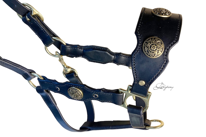 Baroque Leather Horse Halter