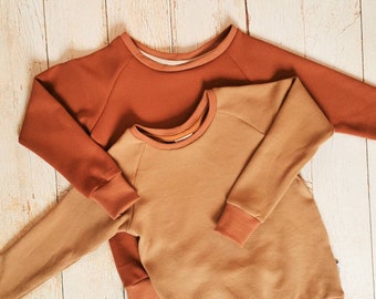 Kinderpullover Waffelstrick // Baby Pullover Waffeljersey