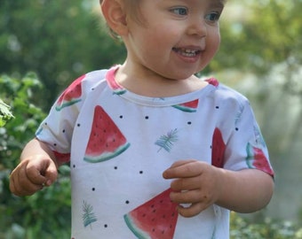 Wassermelonenshirt Kinder // handmade Kinderkleidung