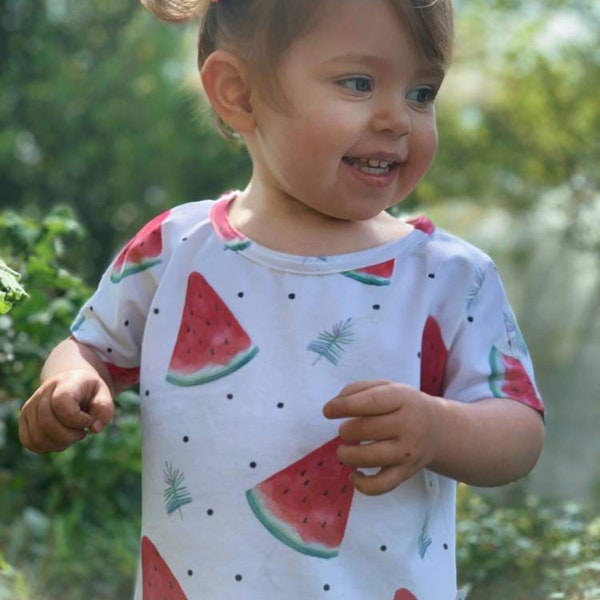 Wassermelonenshirt Kinder // handmade Kinderkleidung