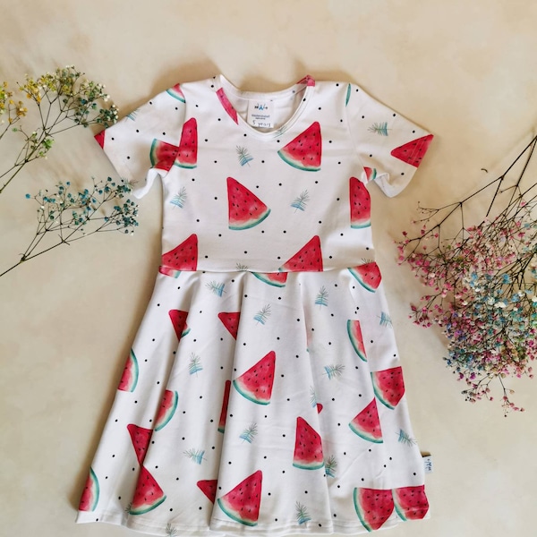 Turned Dress Girl // Watermelon Dress