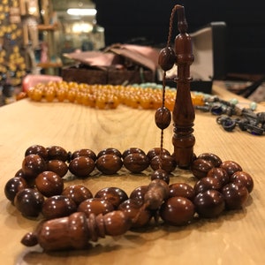 Yılan Ağacı, Snake Tree Tesbih, Derviş Tesbihi, İmame Sikke Destarlı Mevlevi Model Yılan Ağacından Tesbih,