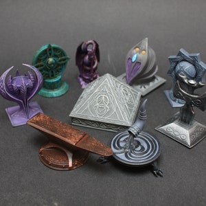 SCHREINE der Neun Göttlichen Sammlung, Schreine Sammlung, Skyrim, Skyrim Figur, Skyrim Dekor, Skyrim Accessoire, Geschenk, 9