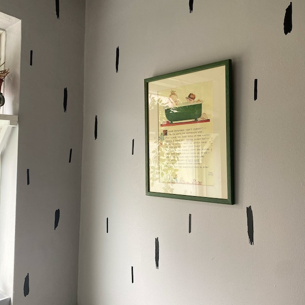 Brush Strokes Wall Decals Etsy