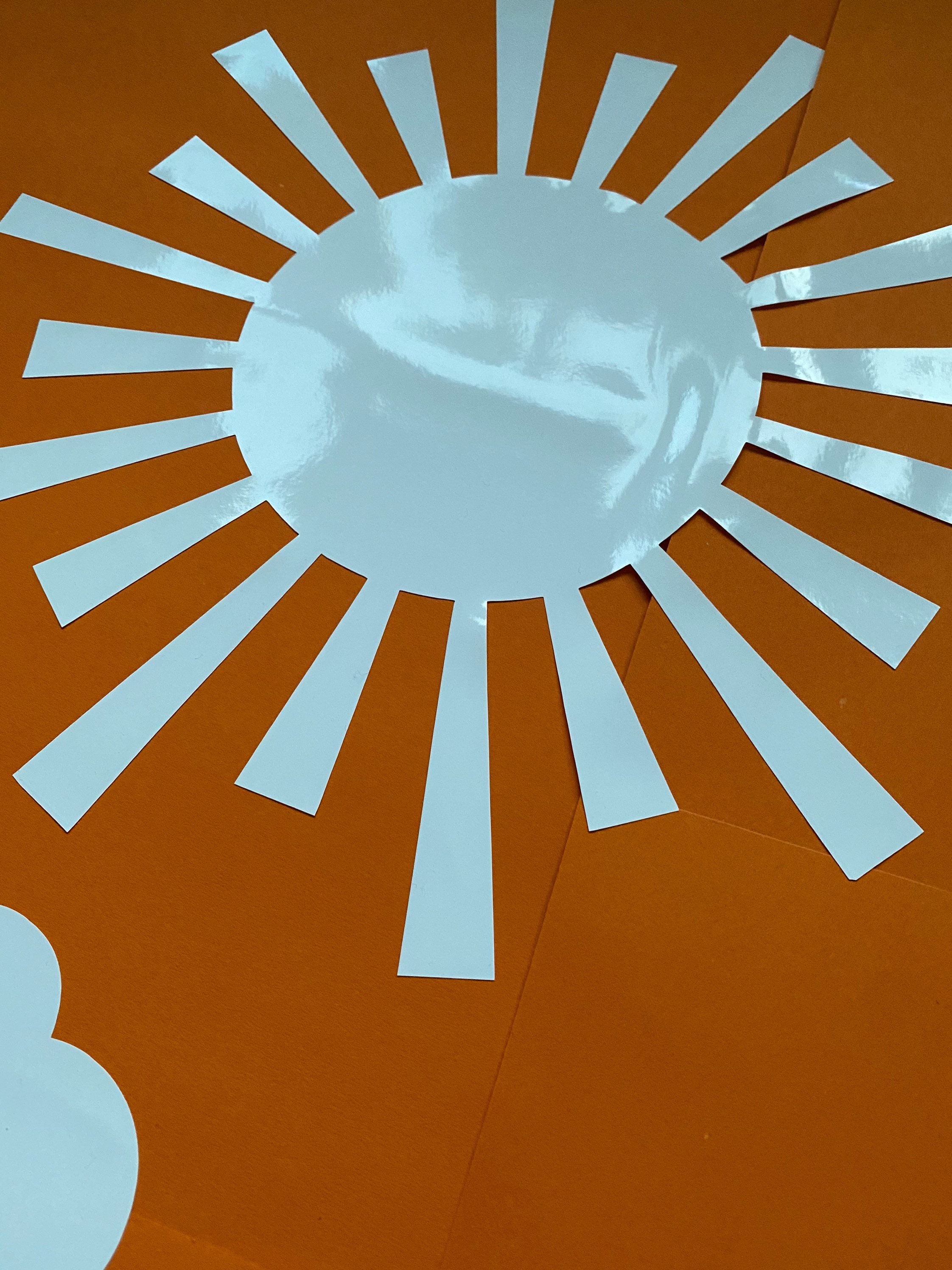 Sun Reusable Window Sticker Set - Etsy