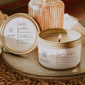 Candle Labels - Etsy