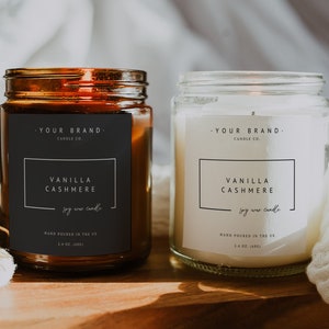 Candle Labels - Etsy