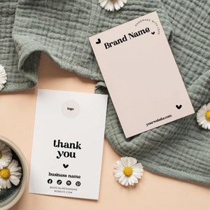 Editable Hair Bow Card Template, Hair Bow Packaging Display Card, Editable Hair Clip Card, Custom Display Card, Jewelry Display Card - Jace