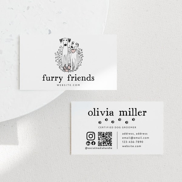 Dog Boarding Canva Etsy