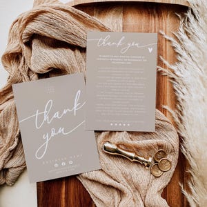 Editable Doormat Care Card Canva Template, Doormat Care Guide, Coir Doormat Business Card, Small Business Thank You Template, Rug Care Card