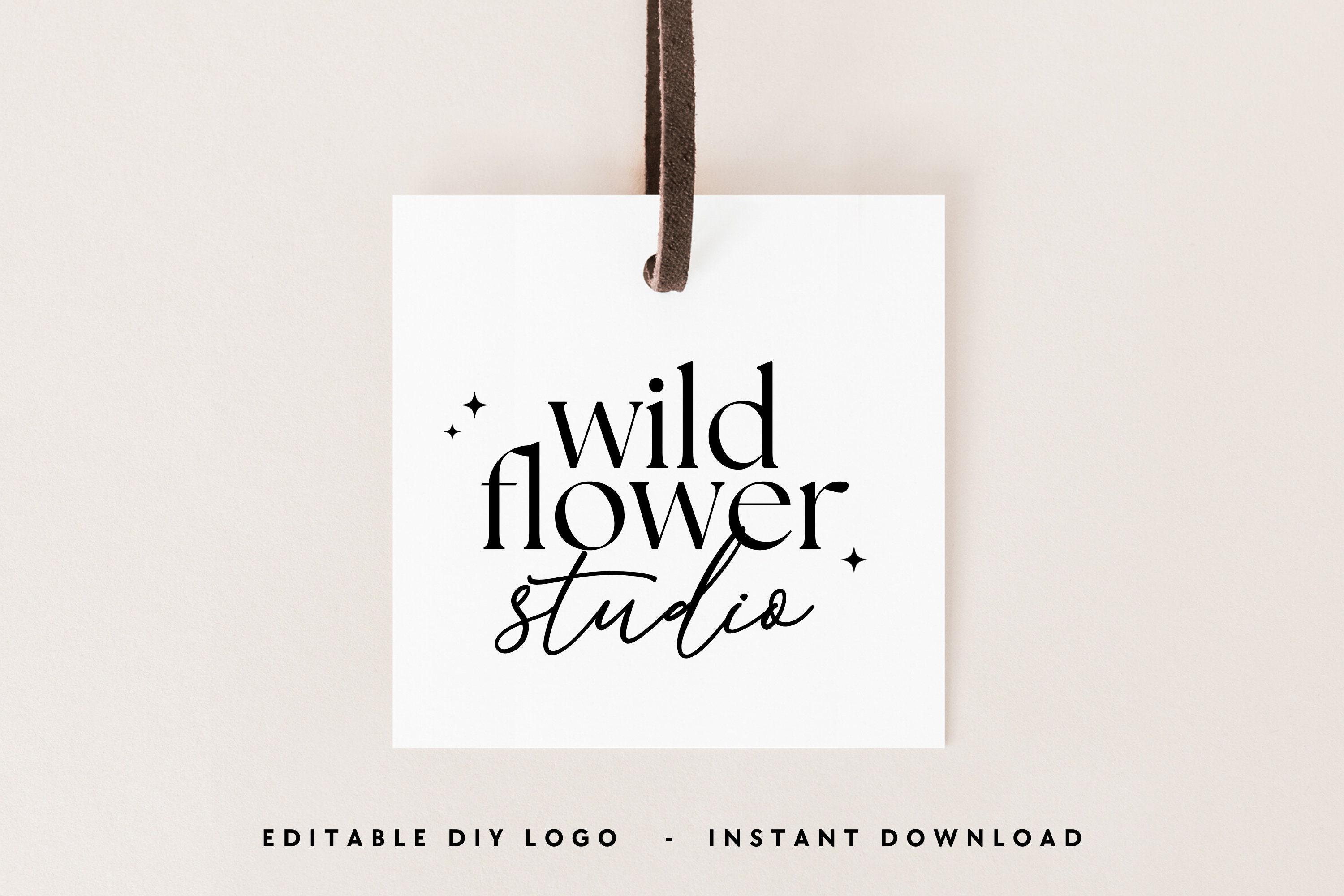 Premade Modern Logo Design, Signature Text Logo, Handwritten Logo ...