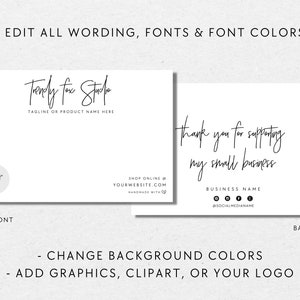 Printable Headband Display Card Template, Editable Ear Warmer Display ...