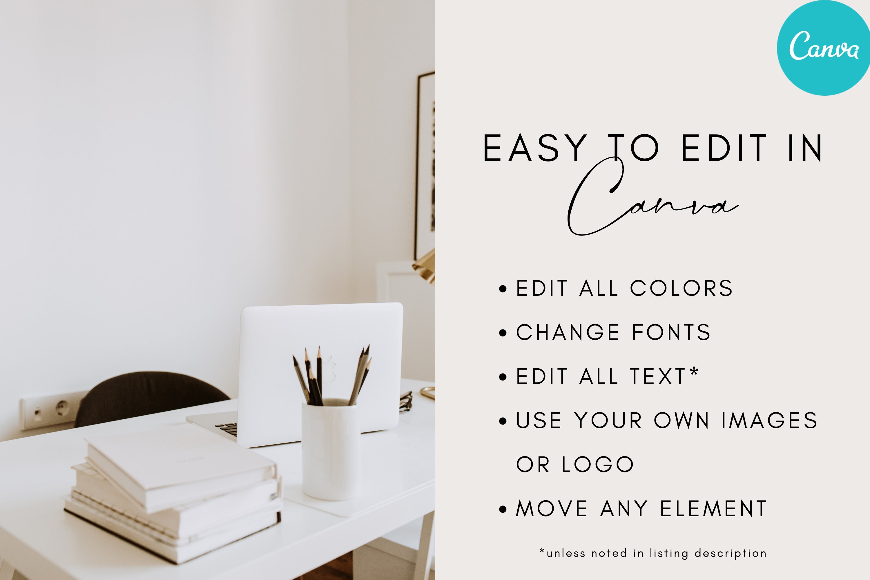DIY Printable Price List Template Editable Price Sheet Pricing | Etsy
