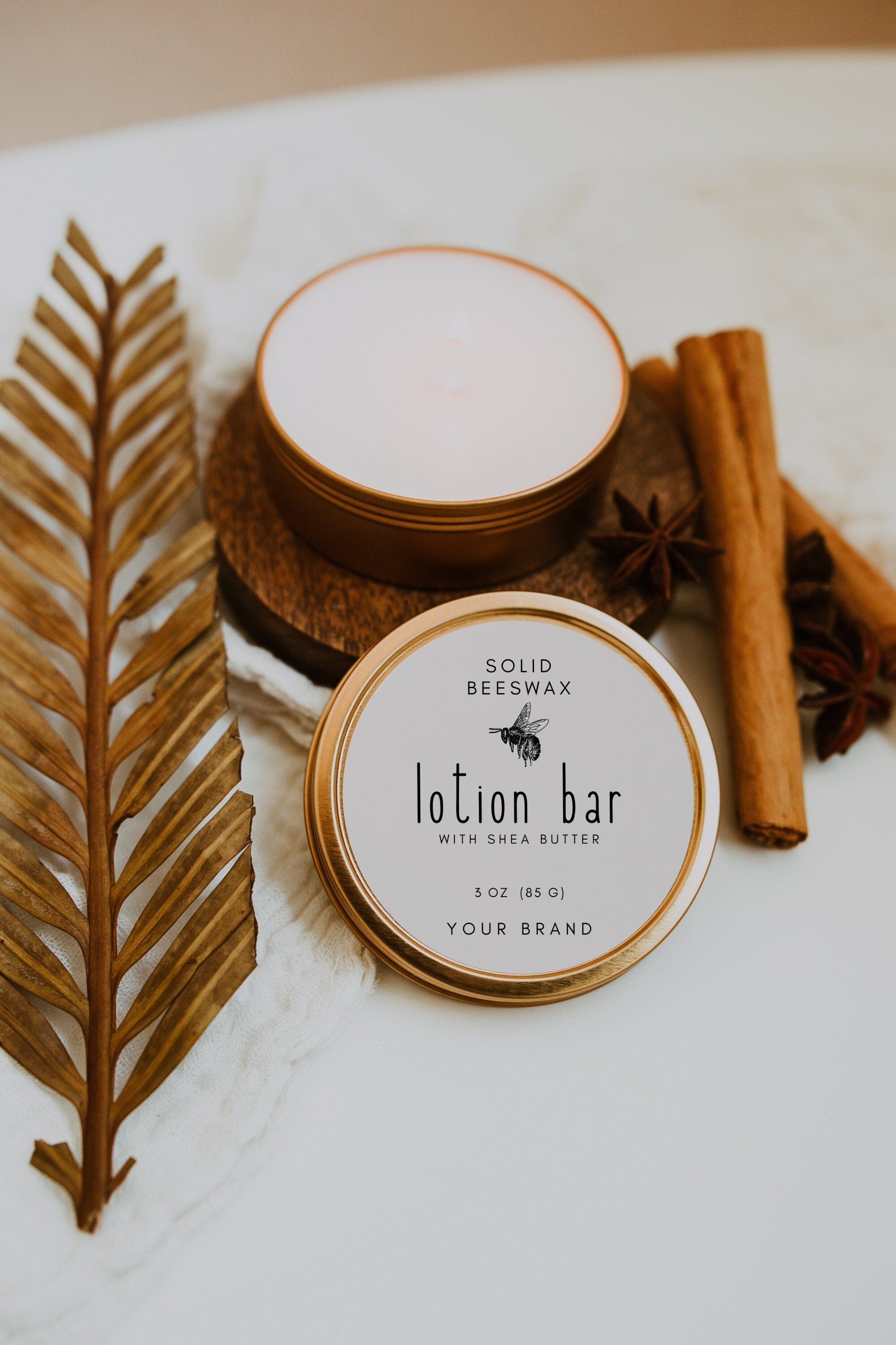 Custom 3 Round Lotion Bar Label Template 3 Round Etsy