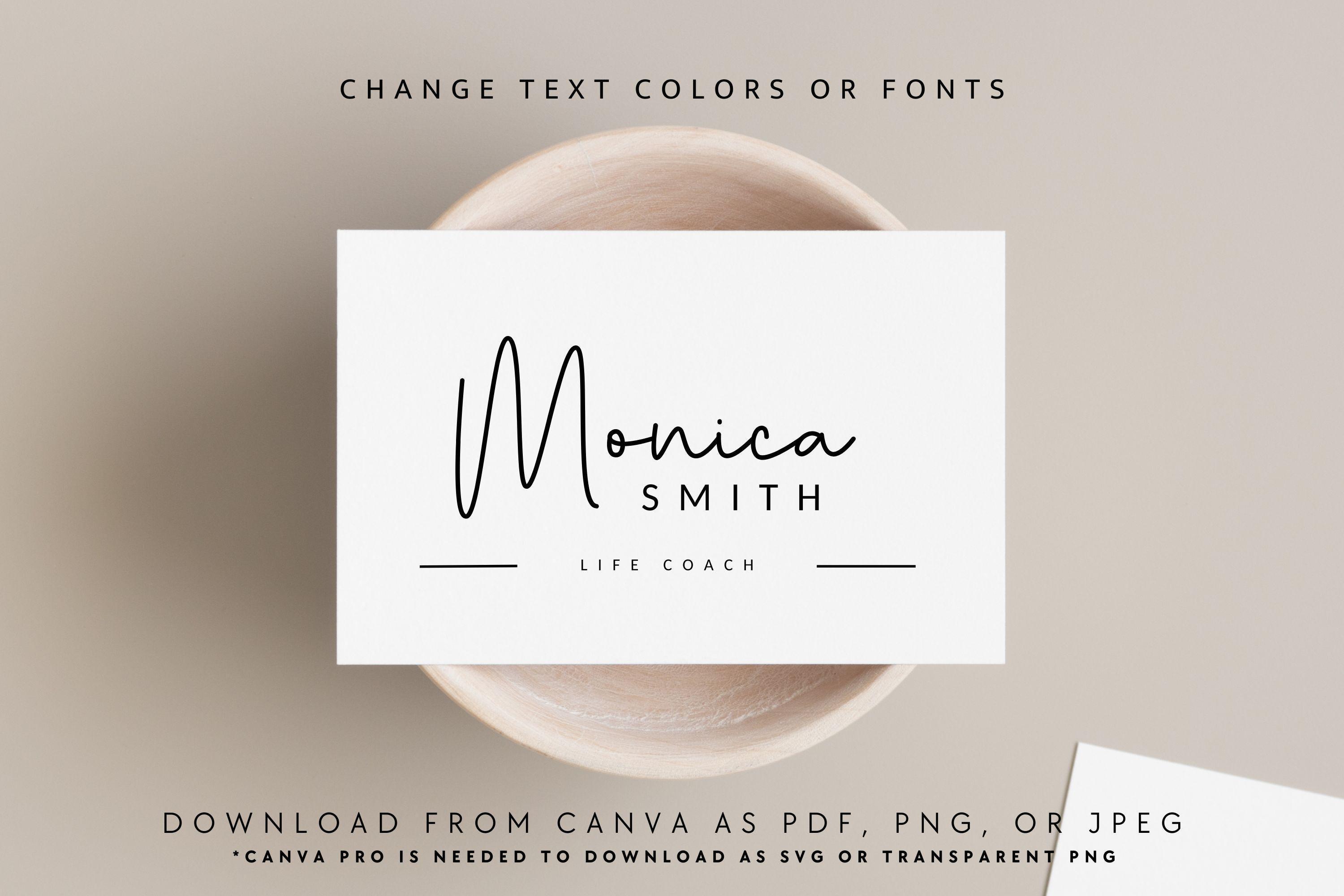 Premade Modern Logo Design, Signature Text Logo, Handwritten Logo ...
