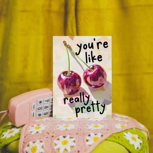 Cute Bold Business Thank You Card Canva Template, Printable Positive Affirmation Thanks For Your Purchase, Package Insert, Fun Trendy Card