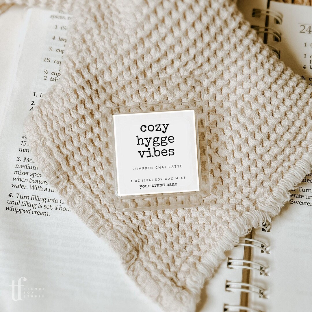 Wax Melt Sampler Clamshell Label Canva Template, 1 Oz Single Cavity Wax ...