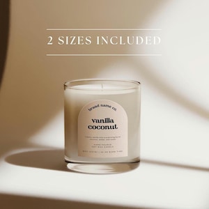 Arch Candle Label Canva Template, Editable Candle Jar Label Design, Customizable Candle Label, DIY Retro Fun Colorful Candle Sticker - Jace