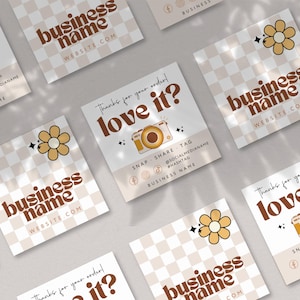 Retro Snap and Share Card Template, Social Media Card Template, DIY Follow Us On Social Media, Like & Connect With Us Template Canva - Pixie