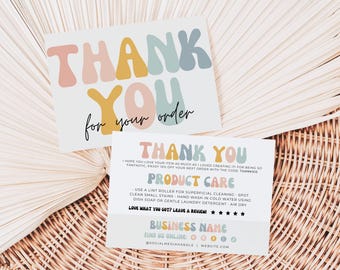 VAAIMAI 30 Pieces Thank You For Supporting My Small Business Cards (3.5...