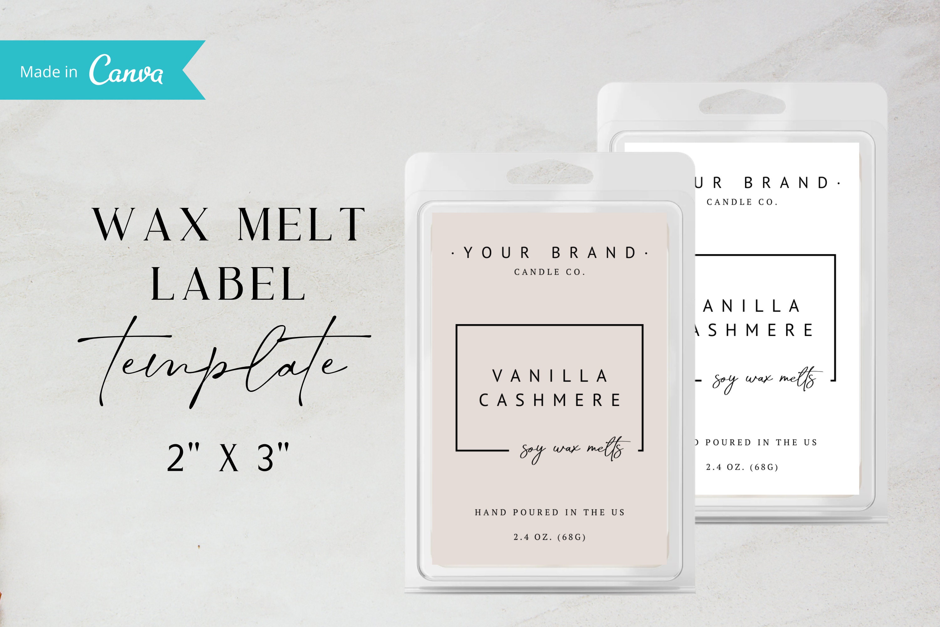 Printable Wax Melt Label Design Modern Label Custom DIY Wax Melt Label Printable Wax Melt Label Design Modern Label Custom DIY Wax Melt Label