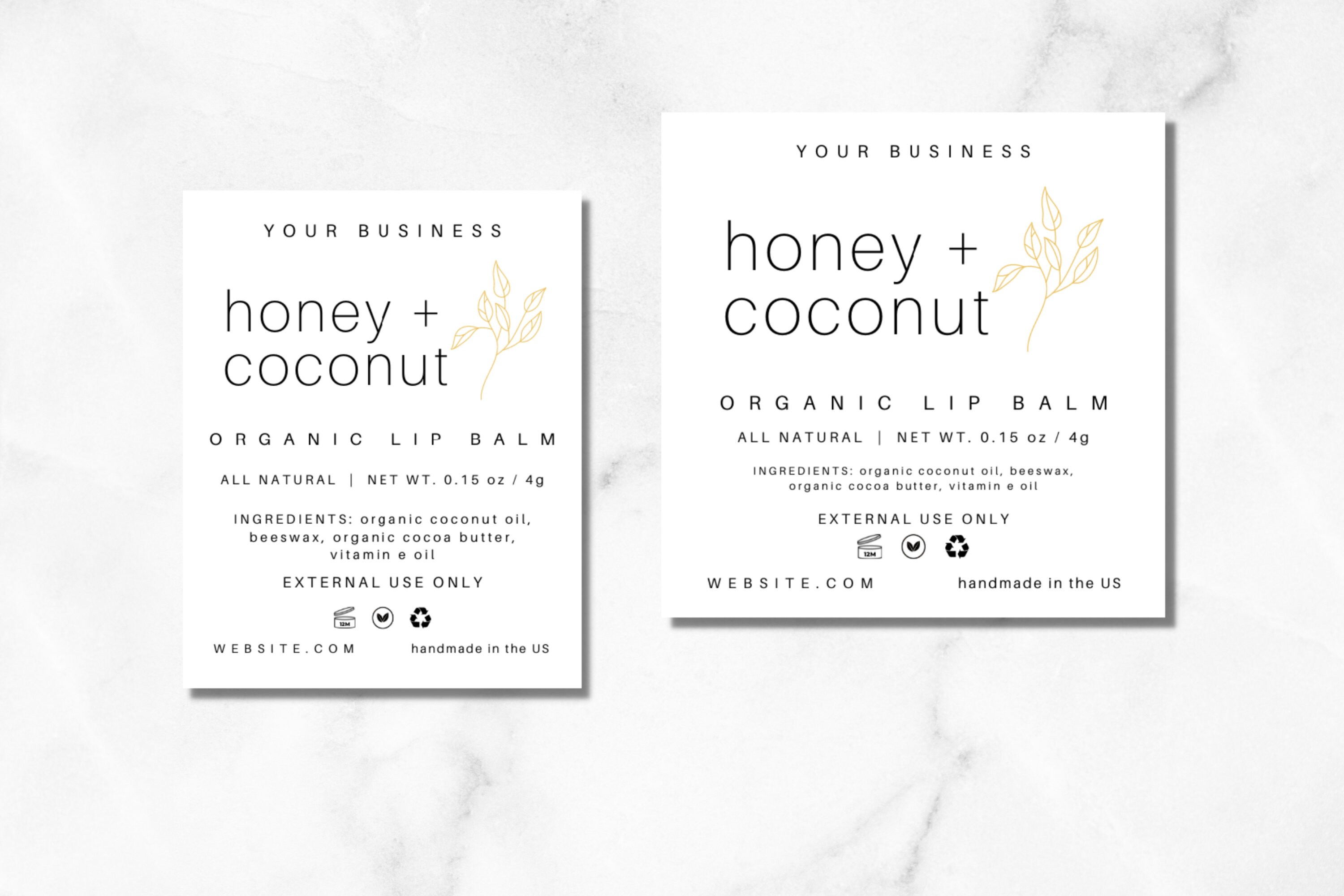 Lip Balm Label Template Lip Balm Wrap Packaging Editable Etsy Canada