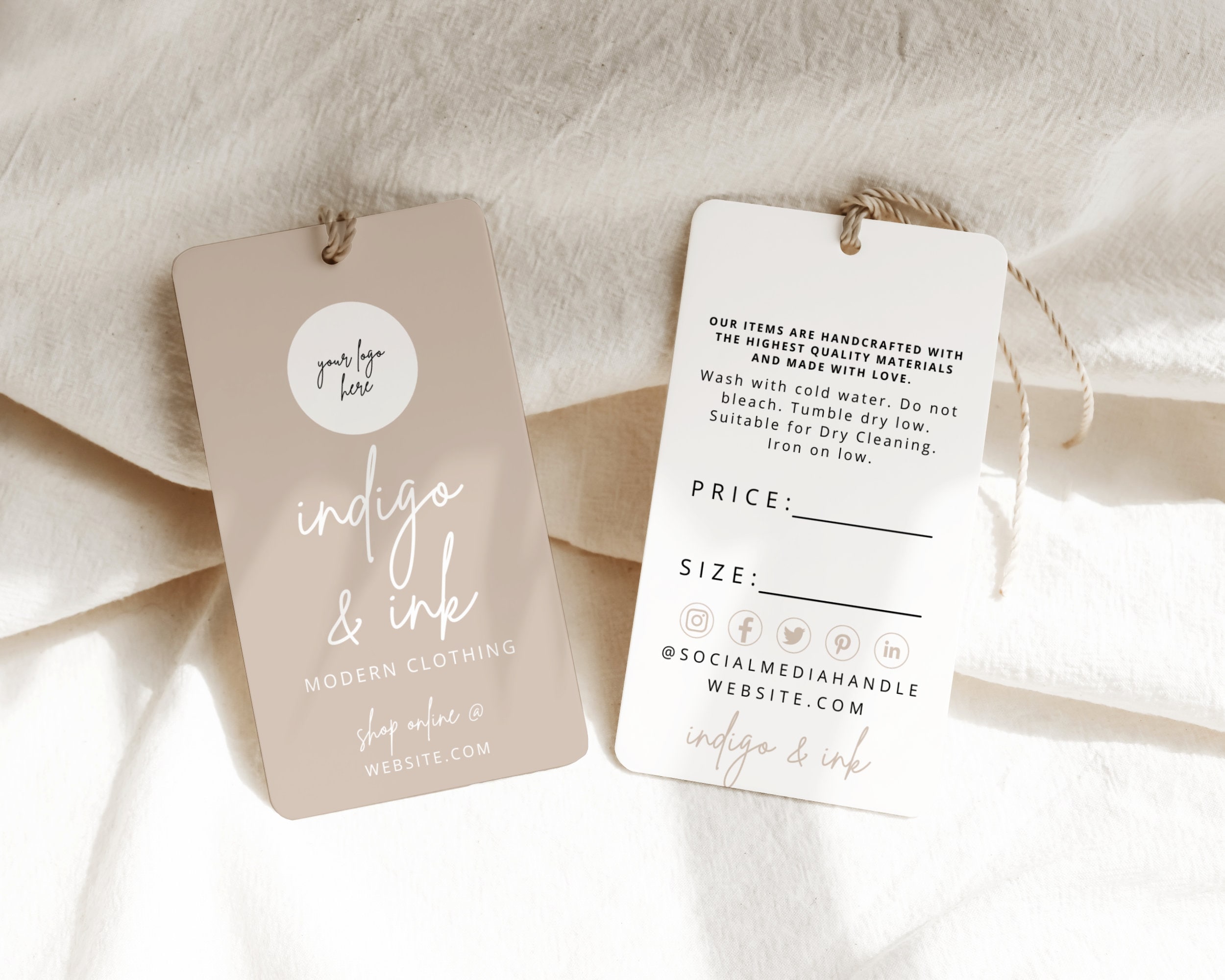 Editable Hanging Tags Template Printable Price Label - Etsy