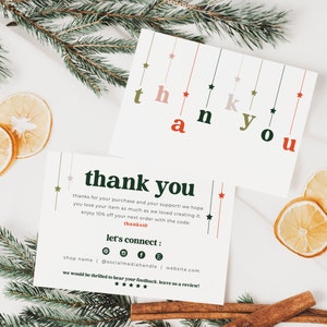 A Round Of Thanks - Thank You Card Template