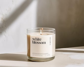 Modern Minimal Candle Label Canva Template, Editable Candle Label Design, Customizable Candle Jar Label Template, DIY Candle Sticker