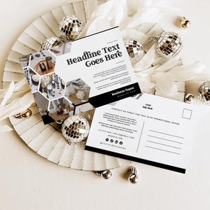 Wholesale Post Card Direct Mail Canva Template, Candle Soap Photo Mailer Card, Retro Marketing Flyer, Promotional Postcard Template - Dani