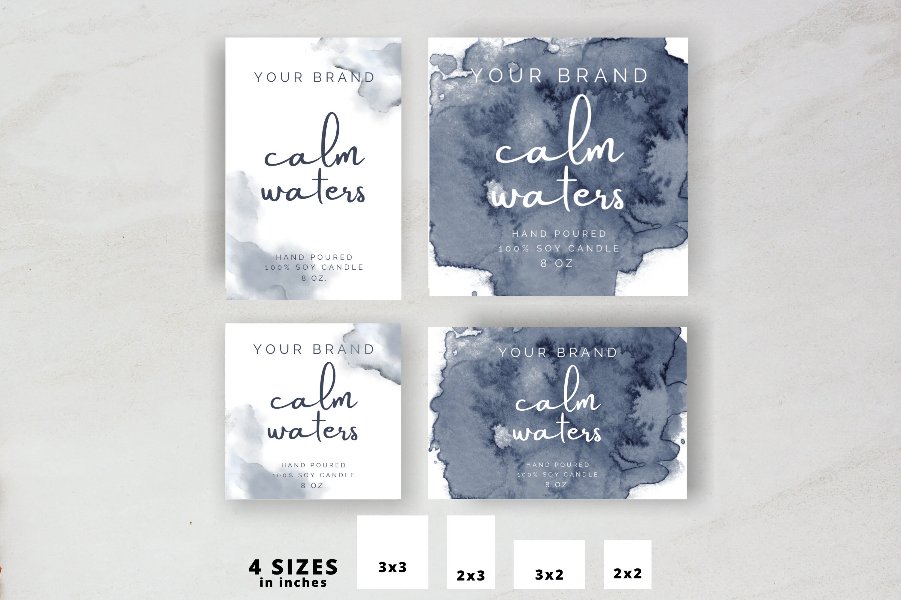 candle label template editable candle labels cute candle label etsy
