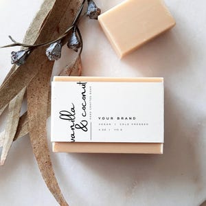 Printable Soap Label Download Custom Soap Label Template Body Product Label Template DIY Jar Wrap Whipped  Soap Label Design &quot;Lexie&quot;
