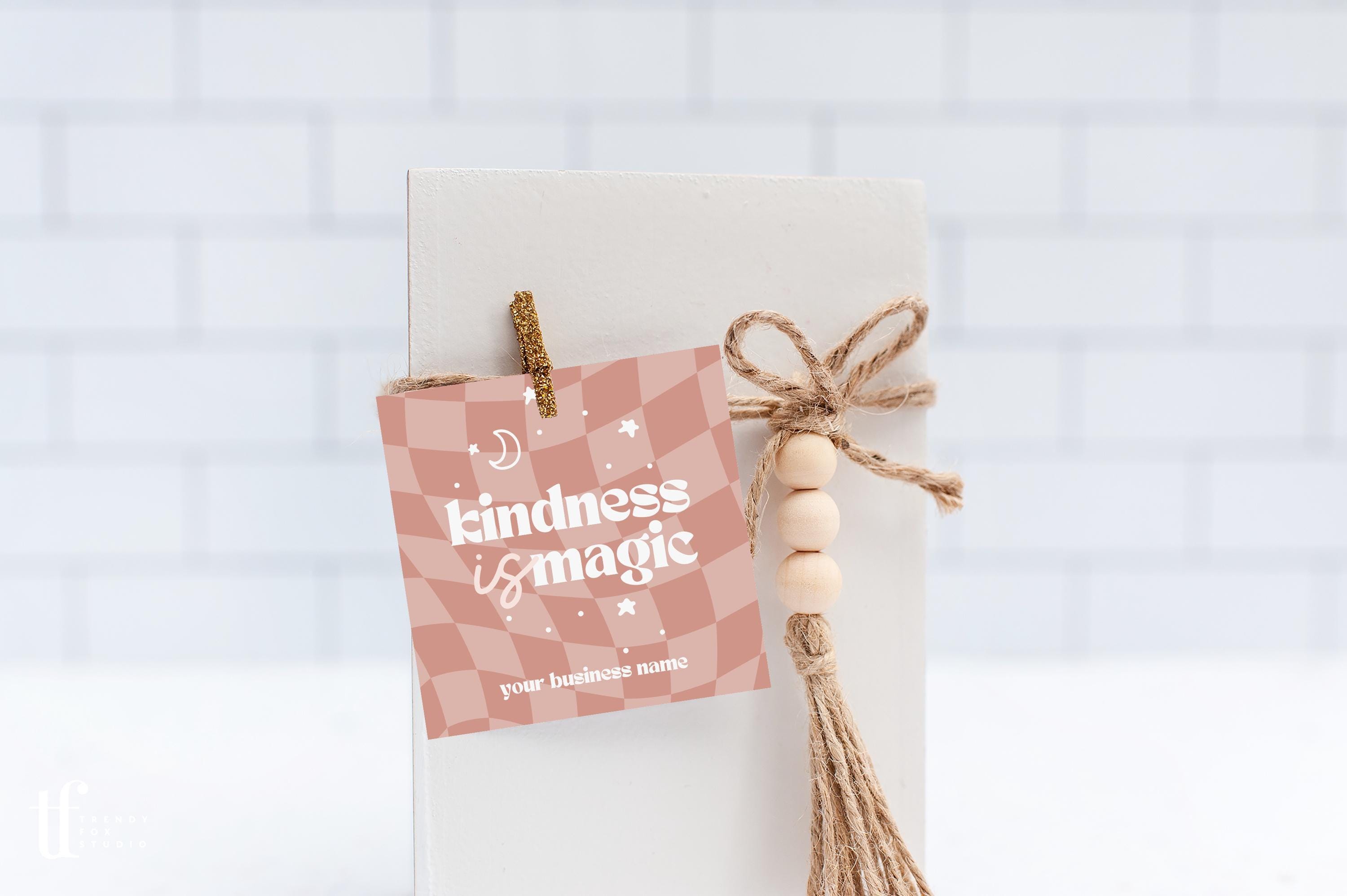 Retro Business Thank You Card Canva Template, Editable Checkered Retro ...