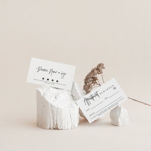 Appointment Card Template Modern Appt Card Design Editable Business