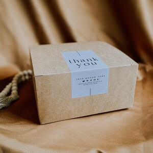 Box Label Template, Editable Packaging Labels, Order Packaging Stickers ...