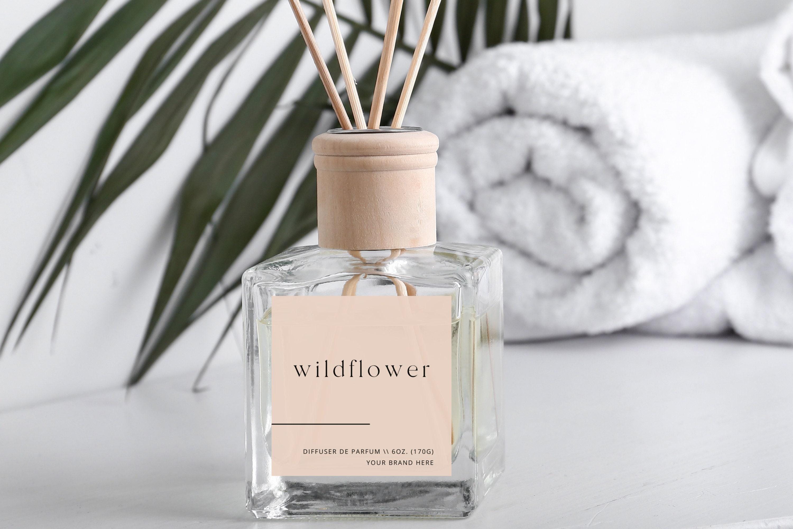 Room Diffuser Label Reed Diffuser Label Template, Editable Product Label Template, DIY ...