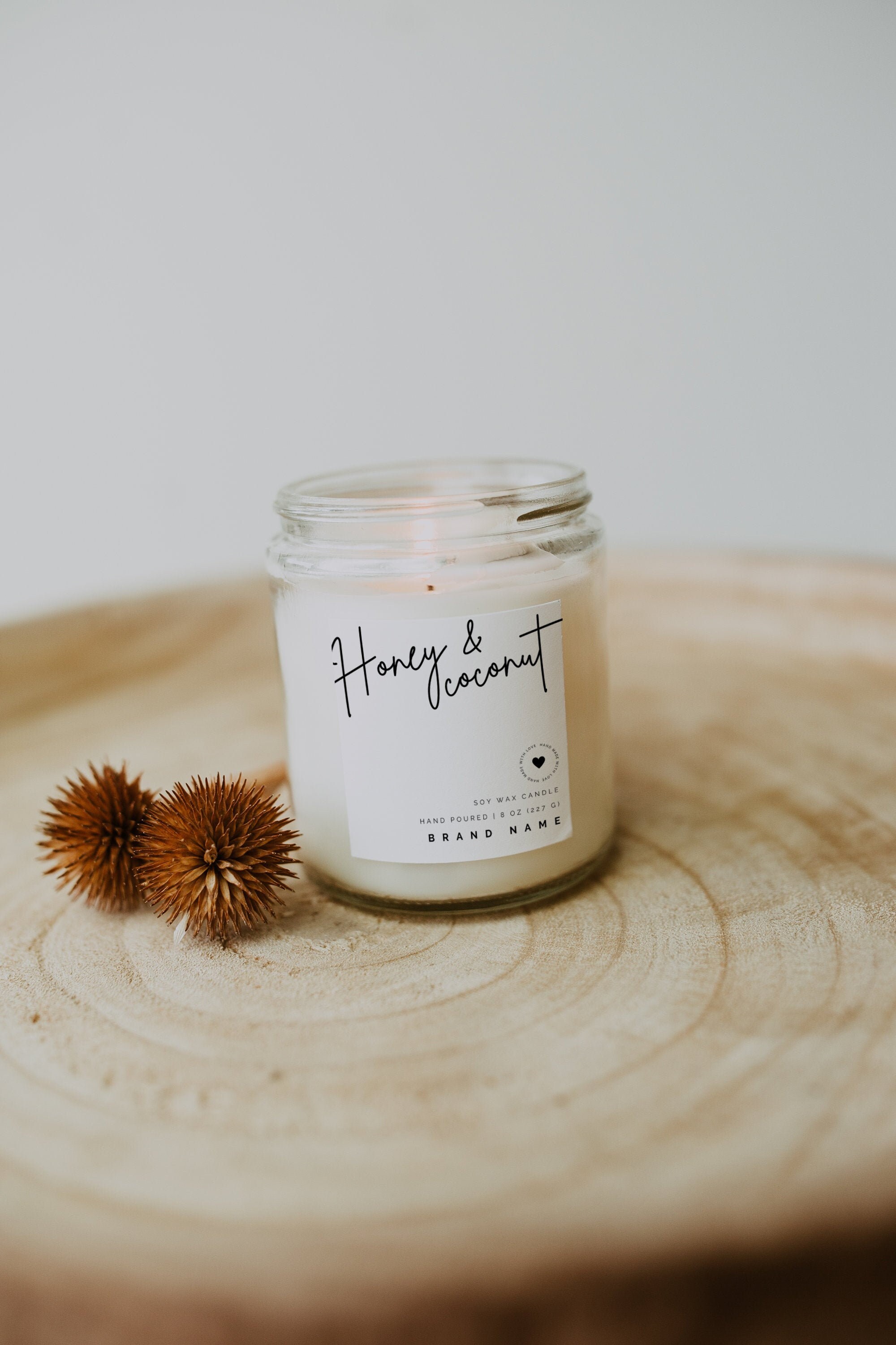 Custom Product Label Candle Labels Candle Sticker MINIMAL MODERN Candle Label Design Diy Candle