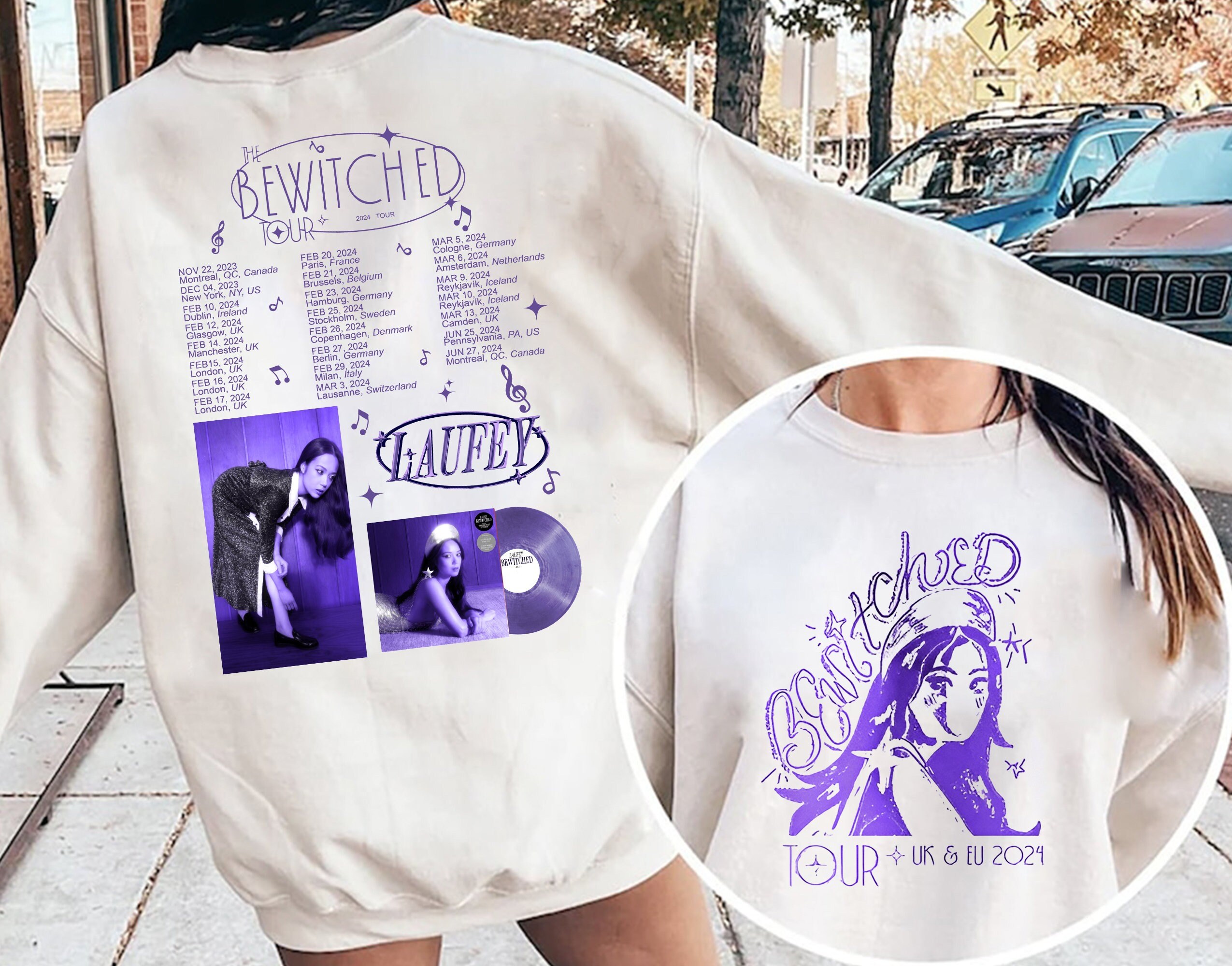 Laufey The Bewitched Tour 2024 Shirt, Laufey Sweatshirt sold by
