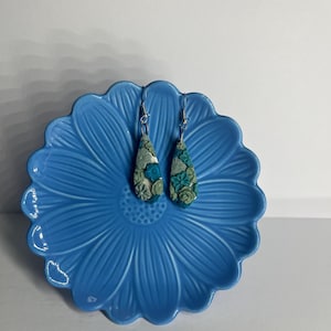 Flower Polymer Clay Earrings | One of a kind Etsy Exclusive 2