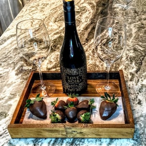 Decorative Tray / Countertop Tray / Wood Tray / Organizing Tray